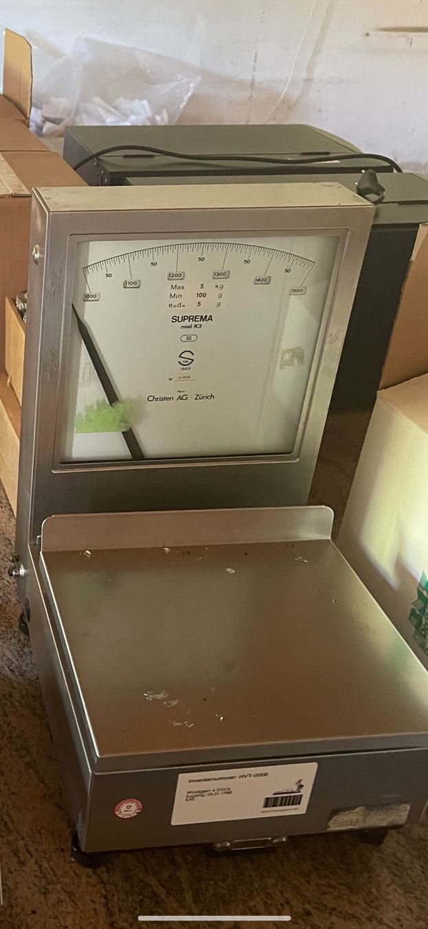 Accessori da laboratorio: Kontrollwaage max. 5kg – Usato da Herisau venduto da nat_7kdk
