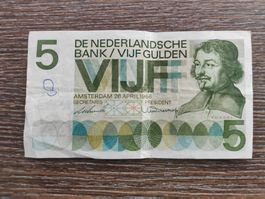 Niederlande 5 Gulden 1966 !!!!!!!