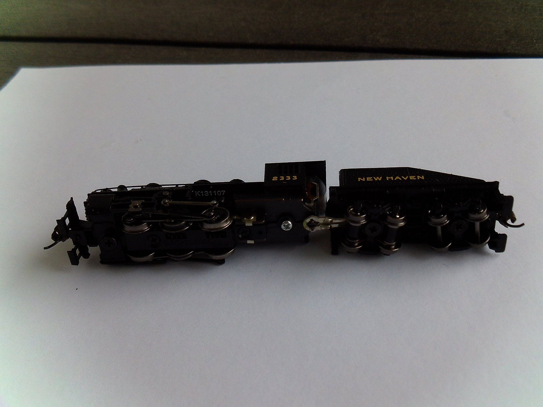 Spectrum Modellini di ferrovie: Bachmann US Dampflok New haven Spur N – Difettoso da Mönchaltorf venduto da Moni014 4
