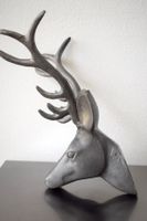 TOP Hirschgeweih Deko Wanddekoration Hirsch Dekogeweih Alu