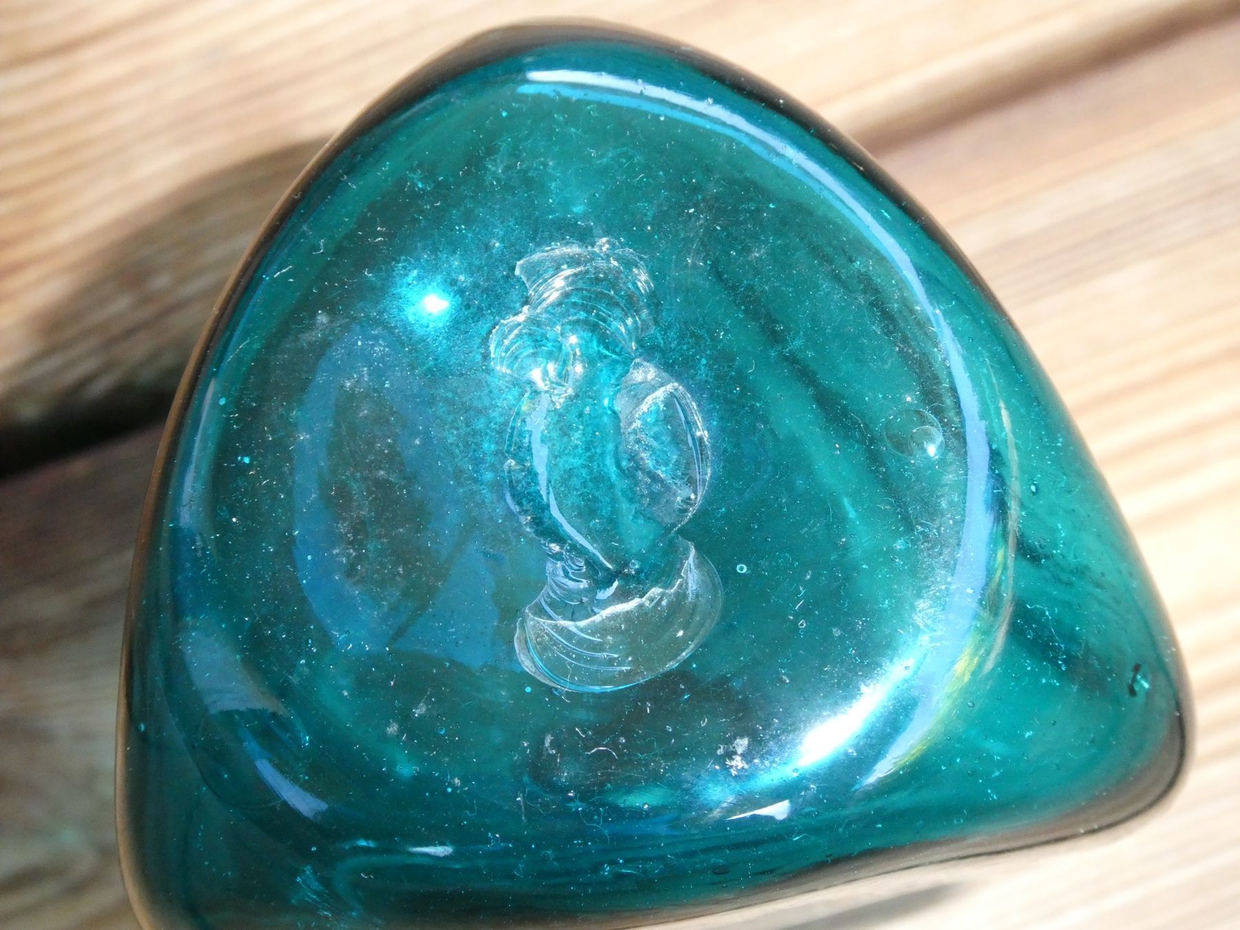 Vase & Récipients: alte Dreiecksvase Glas – D'occasion à Lüchingen par Eeizo 4