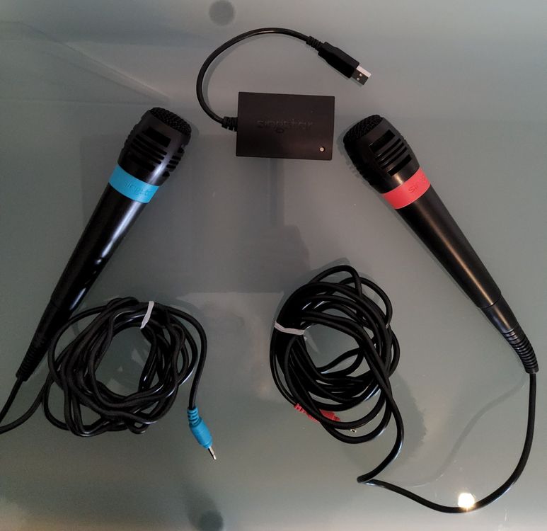 PS2 MIKROFONE INKL. ADAPTER (Gebraucht) in für CHF 9 – mit Lieferung ...