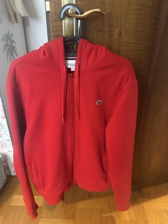 Lacoste Kleiderpaket Hoodies und Polo blau rot Grösse L