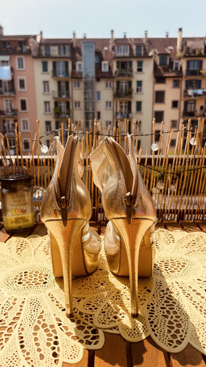 Damenschuhe: Elegant & Sexy Golden Dancing Sandals – Neu (gemäss Beschreibung) aus Luzern von lei_5btm 3