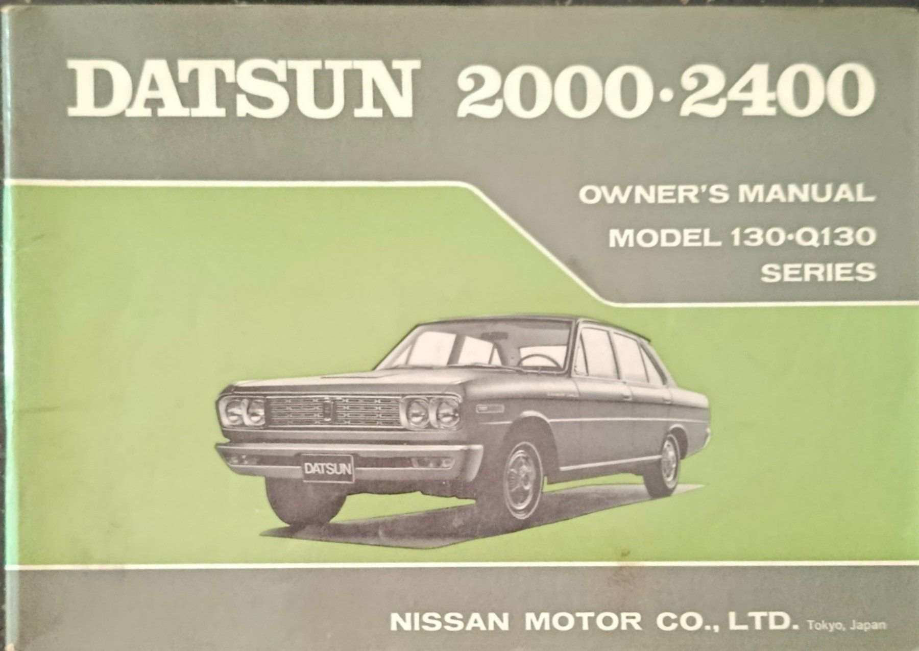 Documenti: Betriebsanleitung - Datsun 2000 2400 – Usato da Basel venduto da SassoInfernale20