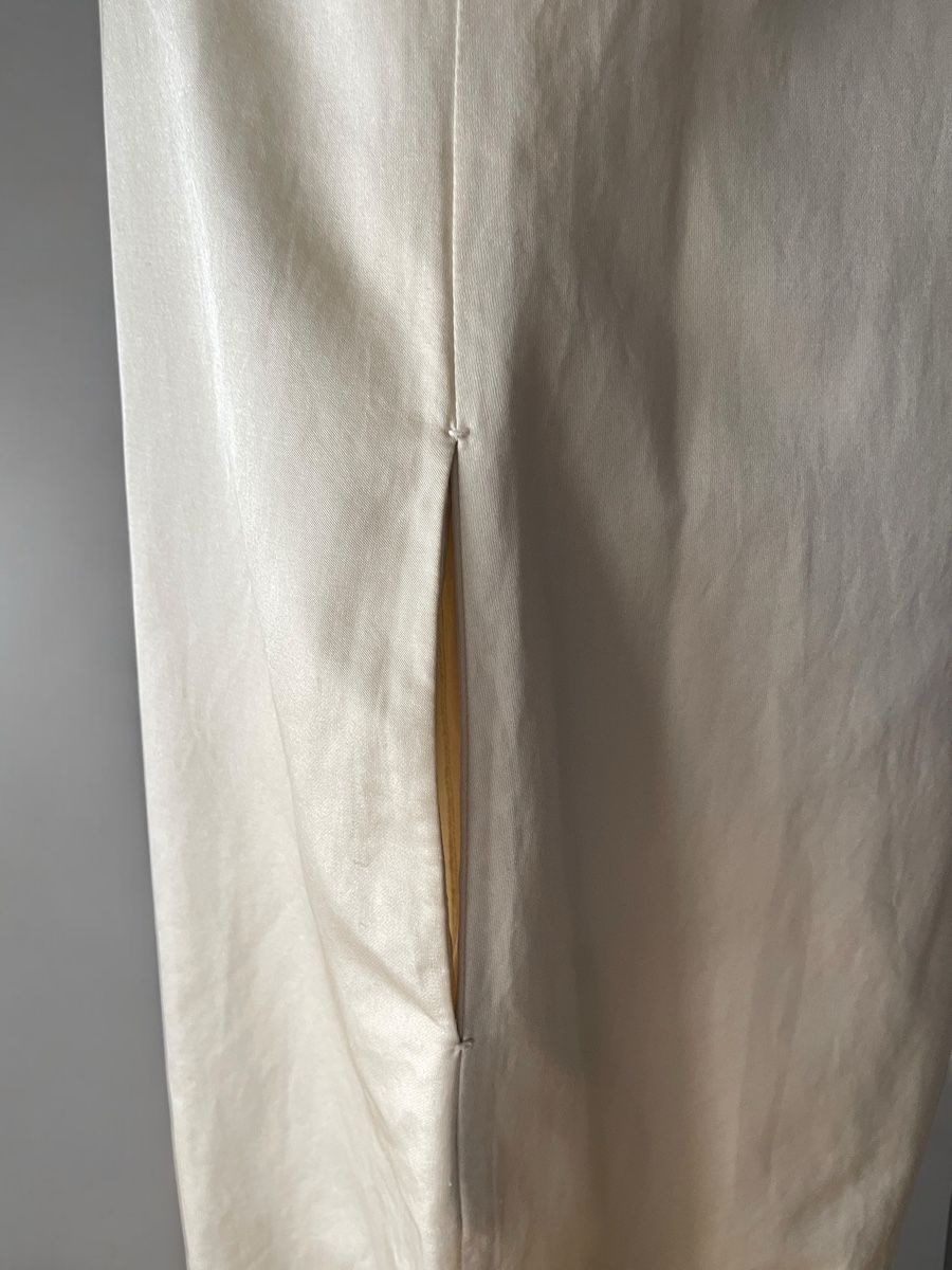 Max Mara Vestiti: Max Mara STUDIO Kleid Creme Beige, Gr. 40 MaxMara Seide – Usato da Zürich venduto da Recode.Fashion 6
