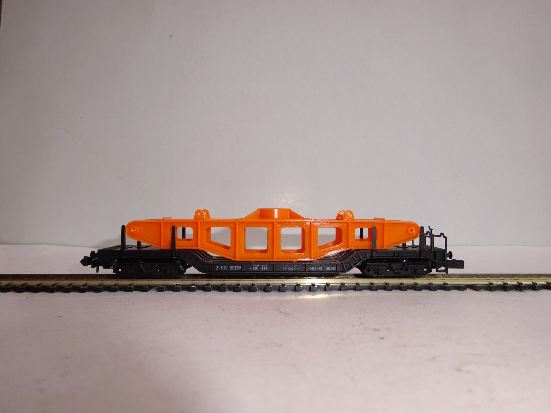 Arnold Modellini di ferrovie: Schwerlast Güterwagen von Arnold in OVP – Nuovo (secondo la descrizione) da Davos Glaris venduto da kutru