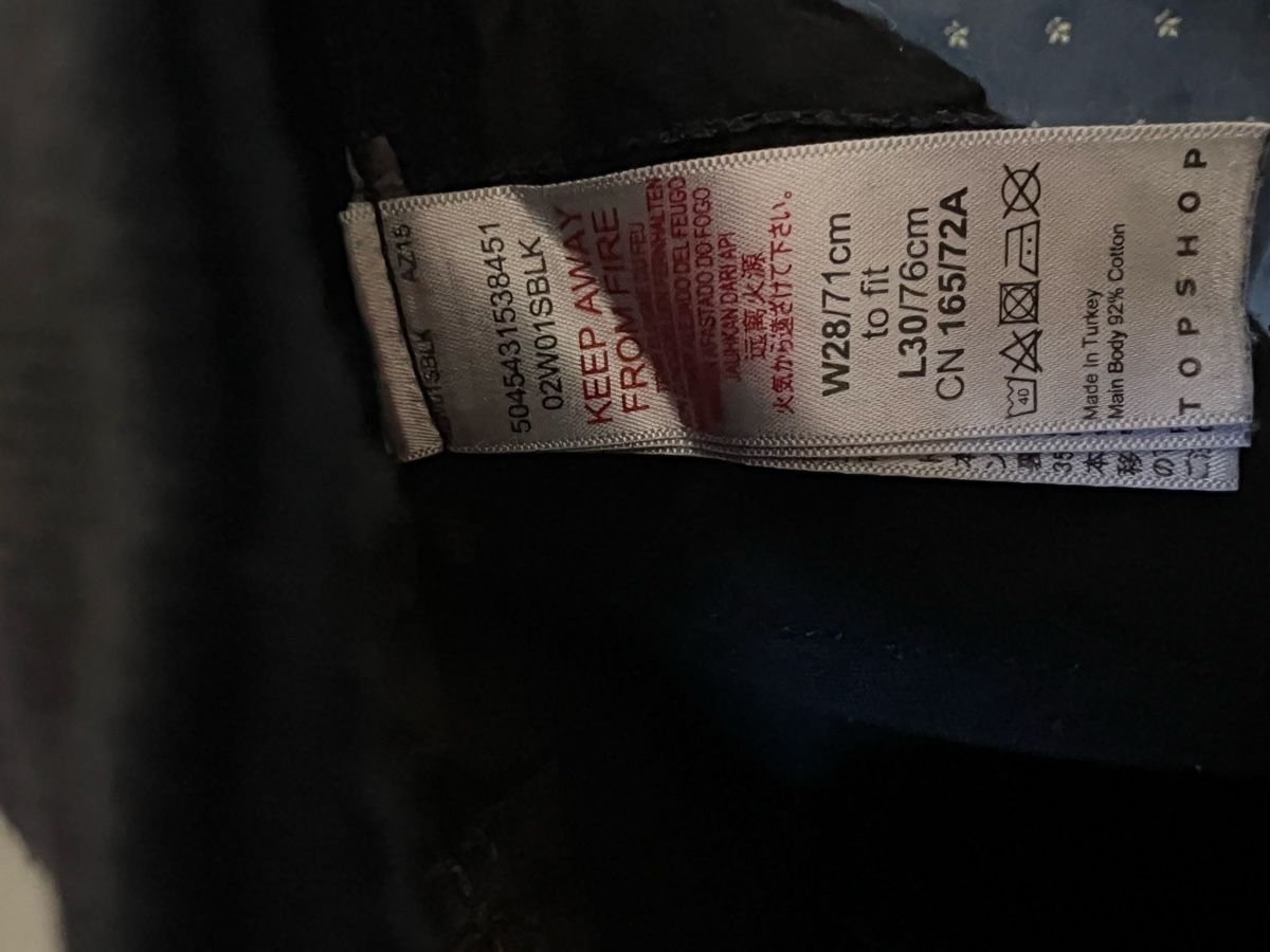 Topshop Jeans: Topshop Jeans, Schwarz, W28 L30 – Neu (gemäss Beschreibung) aus Grindelwald von wand_24 3