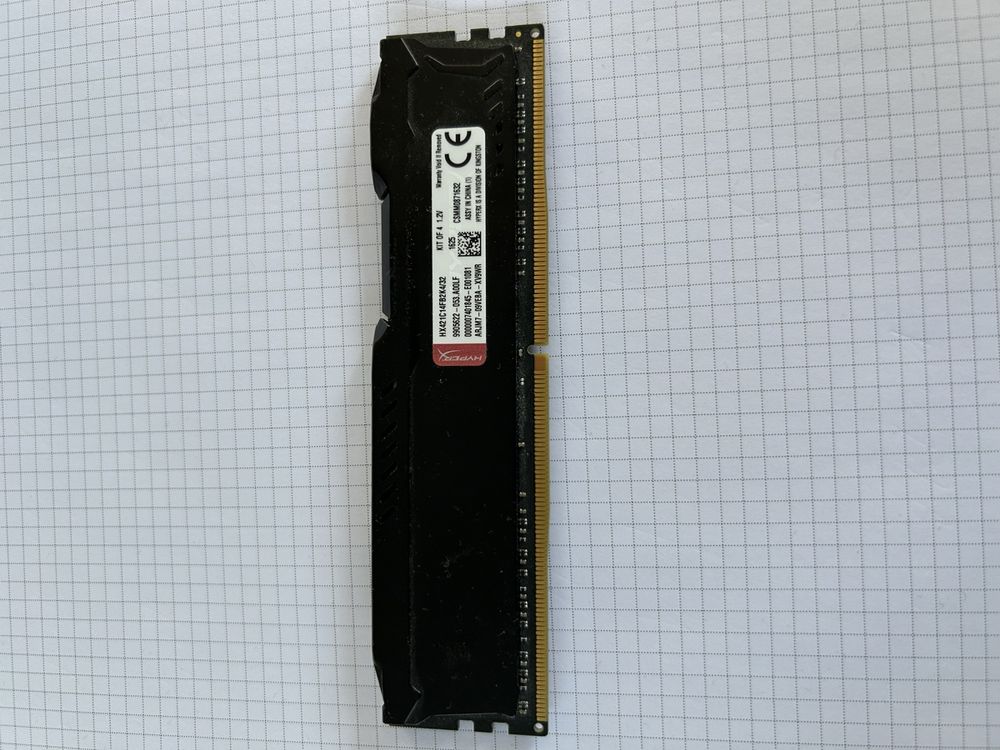 HyperX Fury DDR4 RAM 8GB neuwertig, gebrauchter Zustand (Gebraucht) in ...