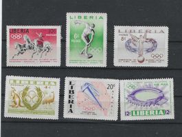 LIBERIA 1956 ** OLY.SO.SP. MELBOURNE
