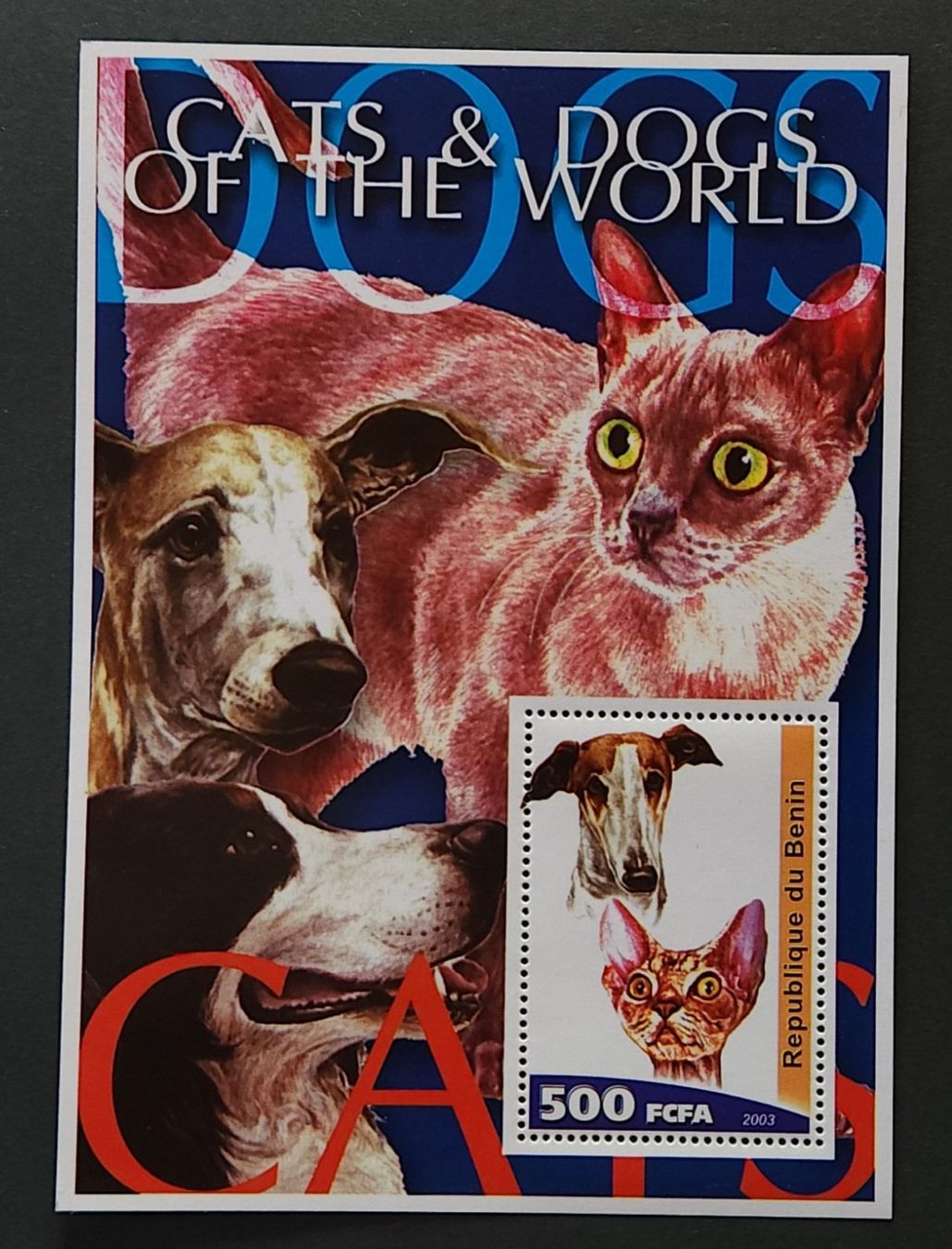 Tutti i francobolli: Benin-Hund & Katze Block ** (2003) – Nuovo (secondo la descrizione) da Hittnau venduto da stamps_and_coins