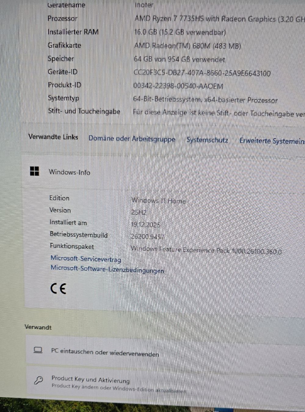 Lenovo PCs: PC-Lenovo All In One – Gebraucht aus Melchnau von Lhofer 4