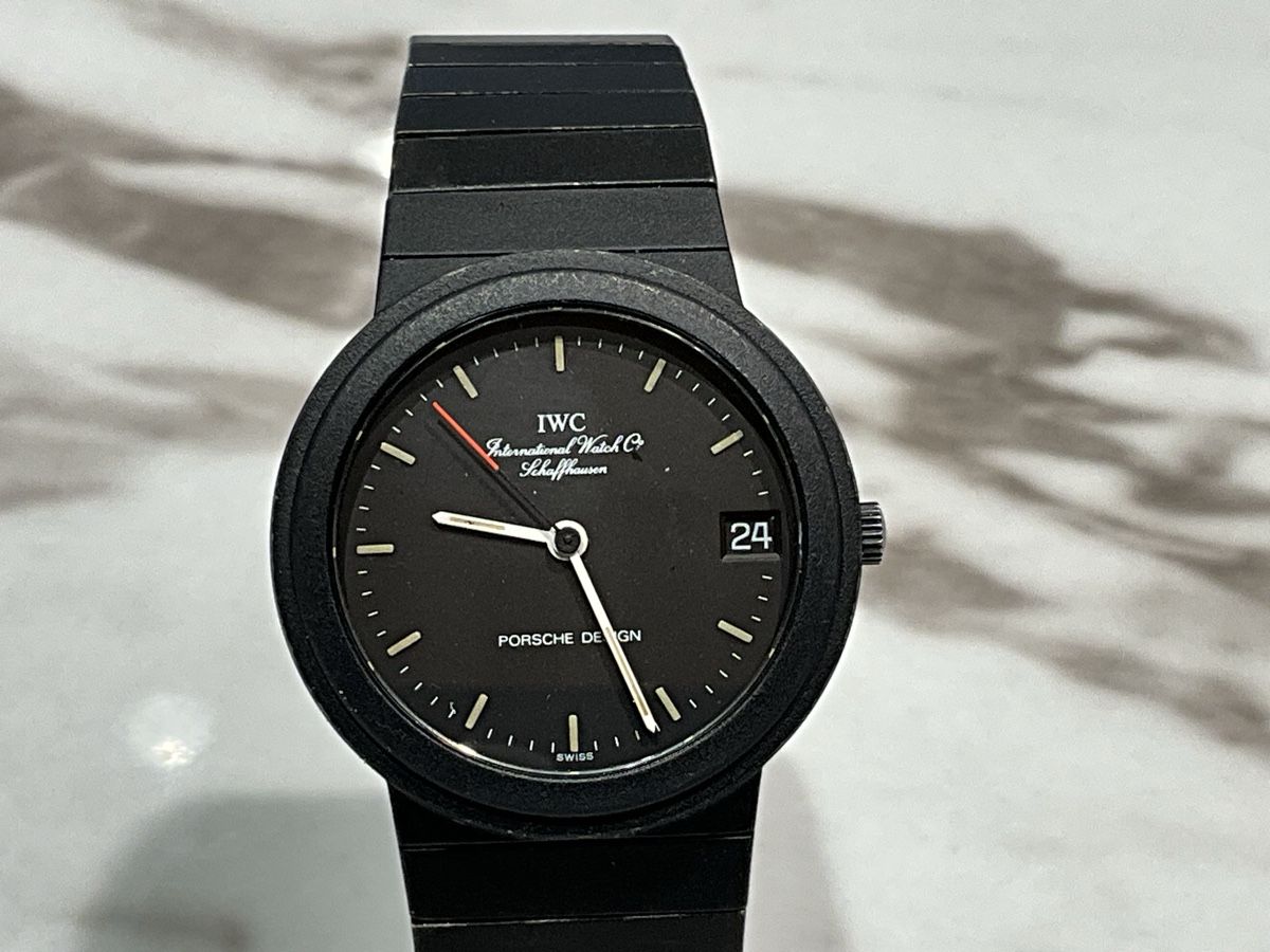 IWC Orologi: IWC Porsche Design Uhr schwarz – Usato da Schaffhausen venduto da glamour-shop
