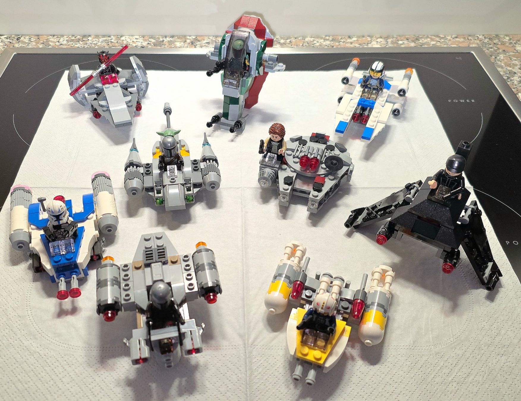 Lego Baukästen: LEGO Star Wars | 9x Microfighter – Gebraucht aus Sion von bitfenix
