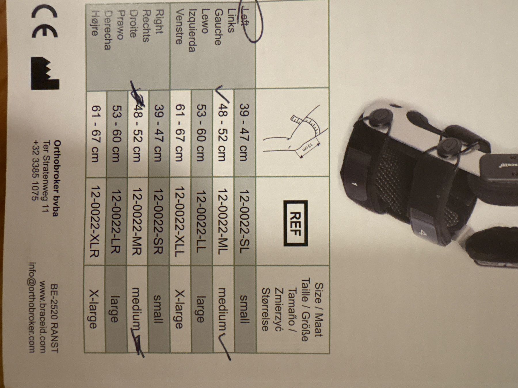 Bracciali & Braccialetti: Brace ID Adjustable Knee Brace - Excellent! – Nuovo (secondo la descrizione) da Zürich venduto da Walden7829 4