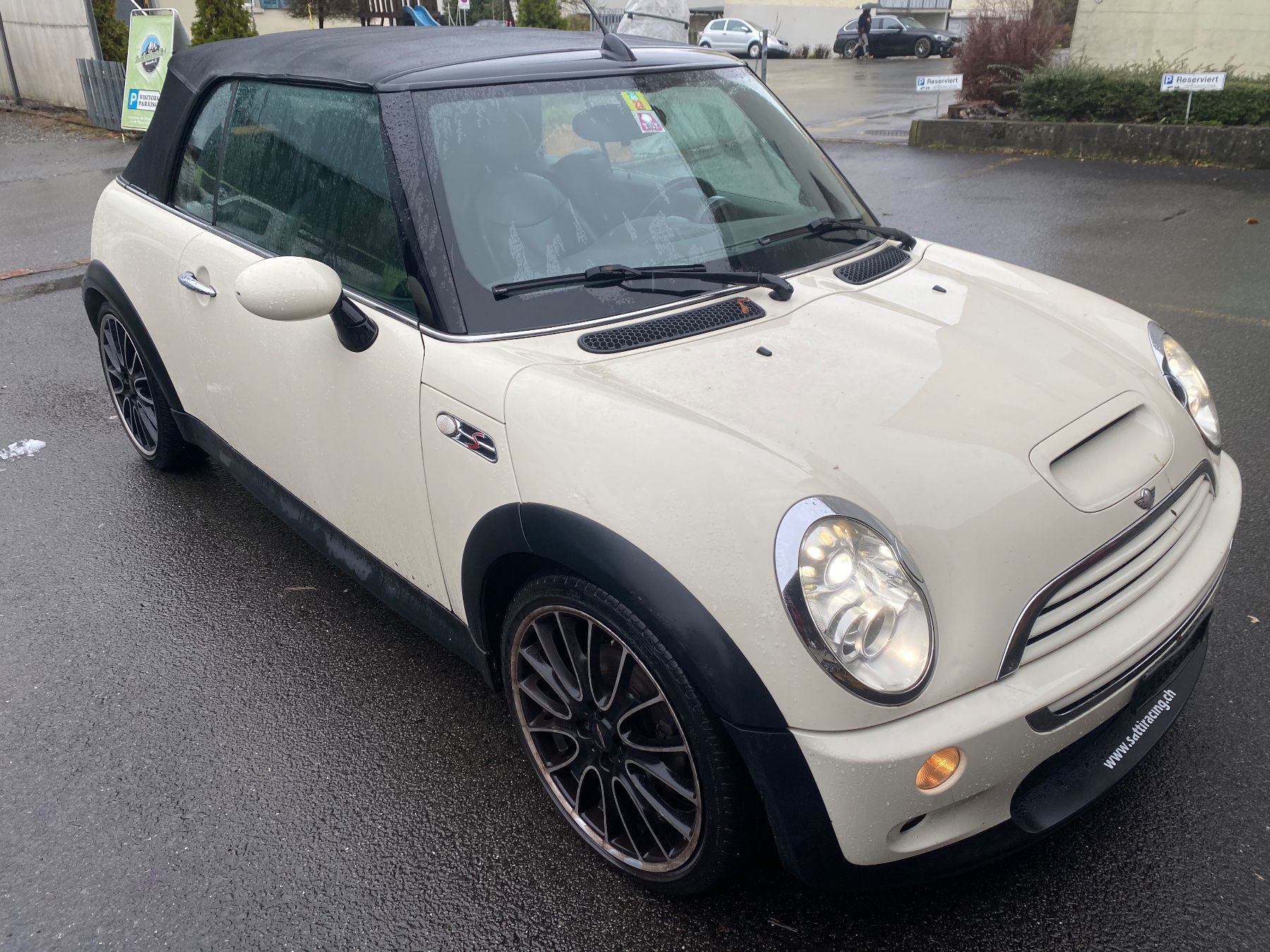 Mini Autos: Mini Cooper S Cabriolet, Jg. 2007, weiss, Leder – Gebraucht aus Ballwil von ClassicGallery 4