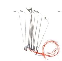 10 Stk. LED-Miniatur Strasse Lichter 85mm. Peitschenleuchte