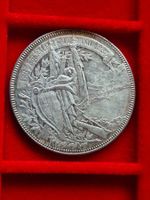 Schützentaler 5 Fr. 1883 Lugano - 25g Silber - Top-Stück!