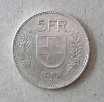 Fr. 5.-  1933  Silber