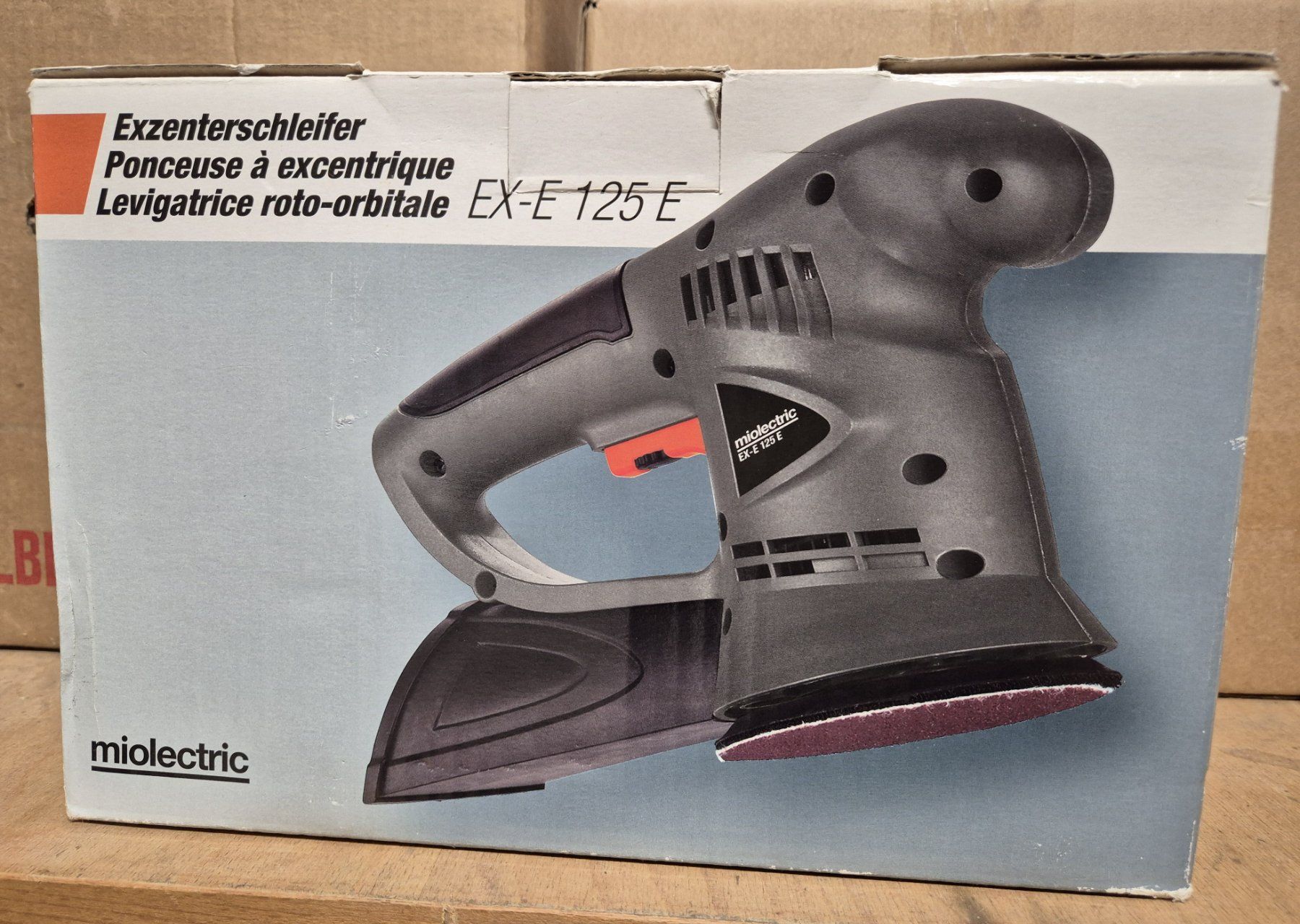 Schleifen & Polieren: Exzenterschleifer mioelectric EX-E 125 E – Neu und originalverpackt aus Aesch LU von chletine64