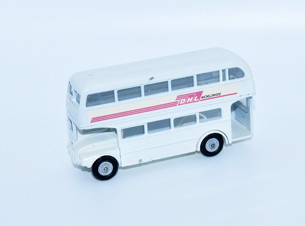 Matchbox Modellini d'auto: BUDGIE TOYS ROUTEMASTER DOUBLE DECKER – Usato da Zufikon venduto da MatchboxCorner