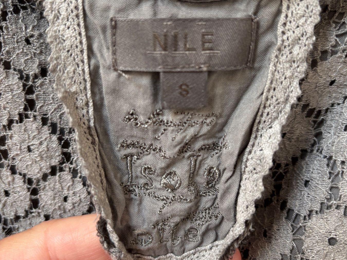 Nile Vestiti: NILE Kleid Gr. S Baumwolle/Spitze – Usato da Rohrbach venduto da Hermelin8 2