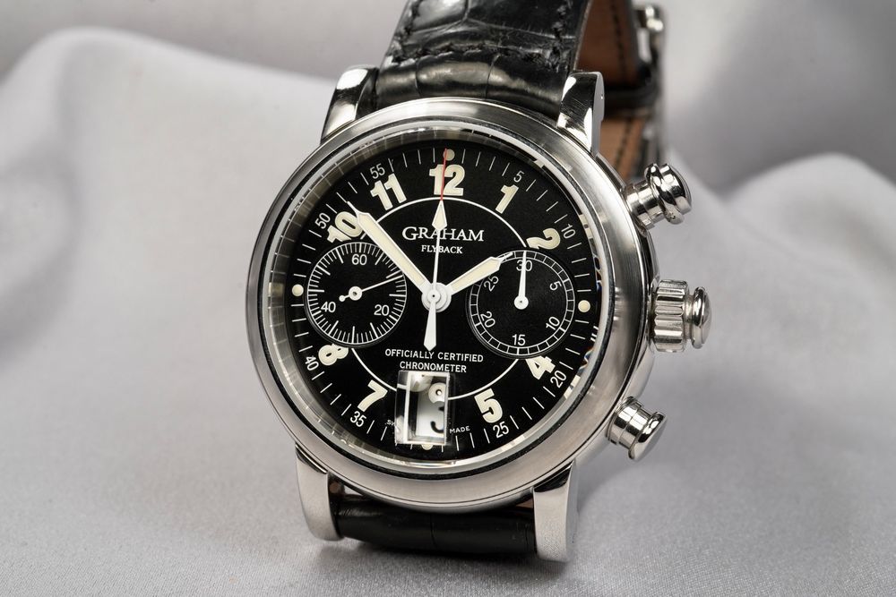 Graham Uhren: Graham - Flyback Ref. 2SFL Automatic Steel Chronograph – Gebraucht aus Morcote von chronoservice 3