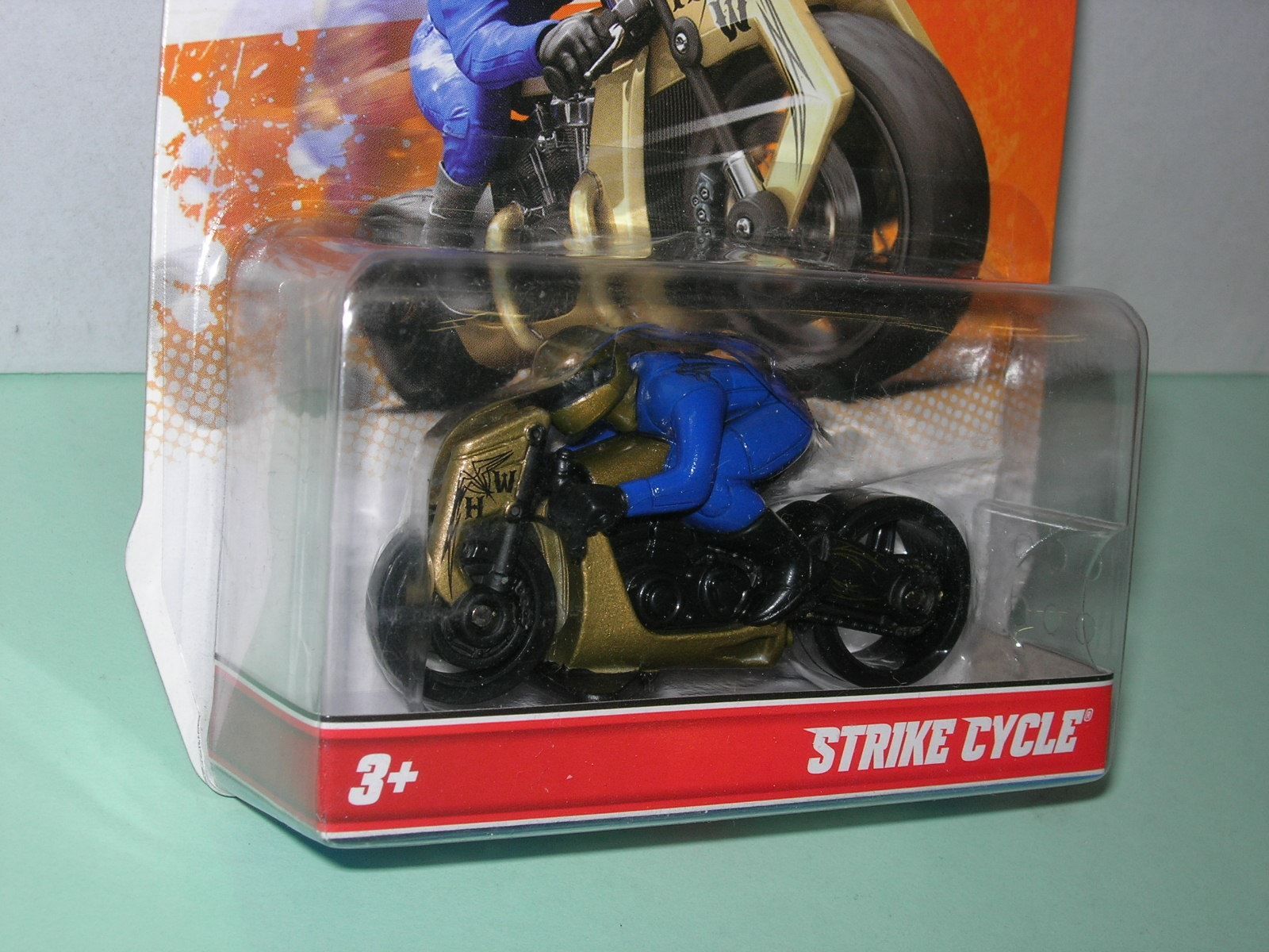 Hot Wheels Giocattoli: STRIKE CYCLE  - Speed Cycles blau * Hot Wheels – Nuovo e nell'imballaggio originale da Hornussen venduto da Corvette- 1
