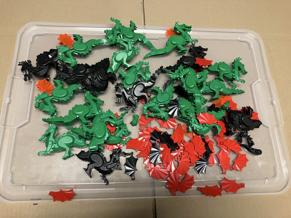 Lego Kit di costruzioni: Lego Ritter Drachen – Usato da Luzern venduto da windundsichtschutz