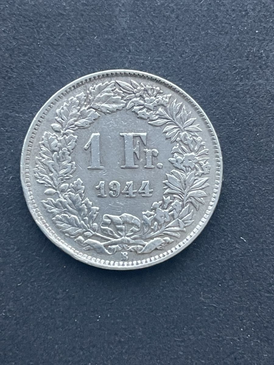 Tutti le monete: 1.- Silber CH Jahr 1944 – Usato da Meierskappel venduto da Hala03 1