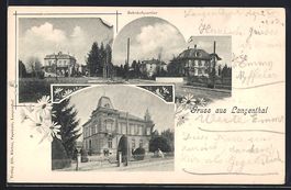 Langenthal, Bahnhofquartier mit Villen
