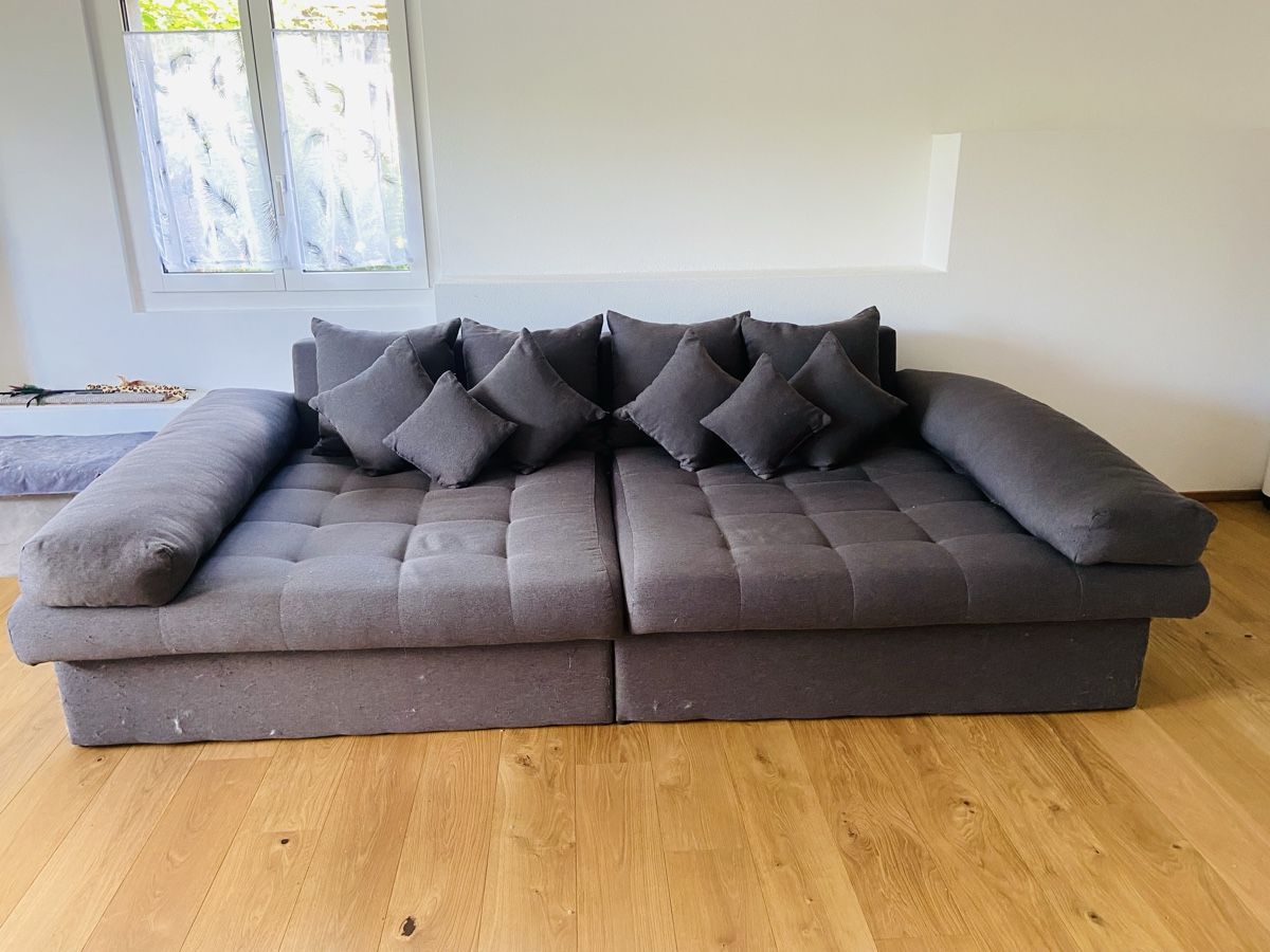 Divani: Gemütliche Sofa in Dunkelgrau – Usato da Oberterzen venduto da kal_8y8t 1