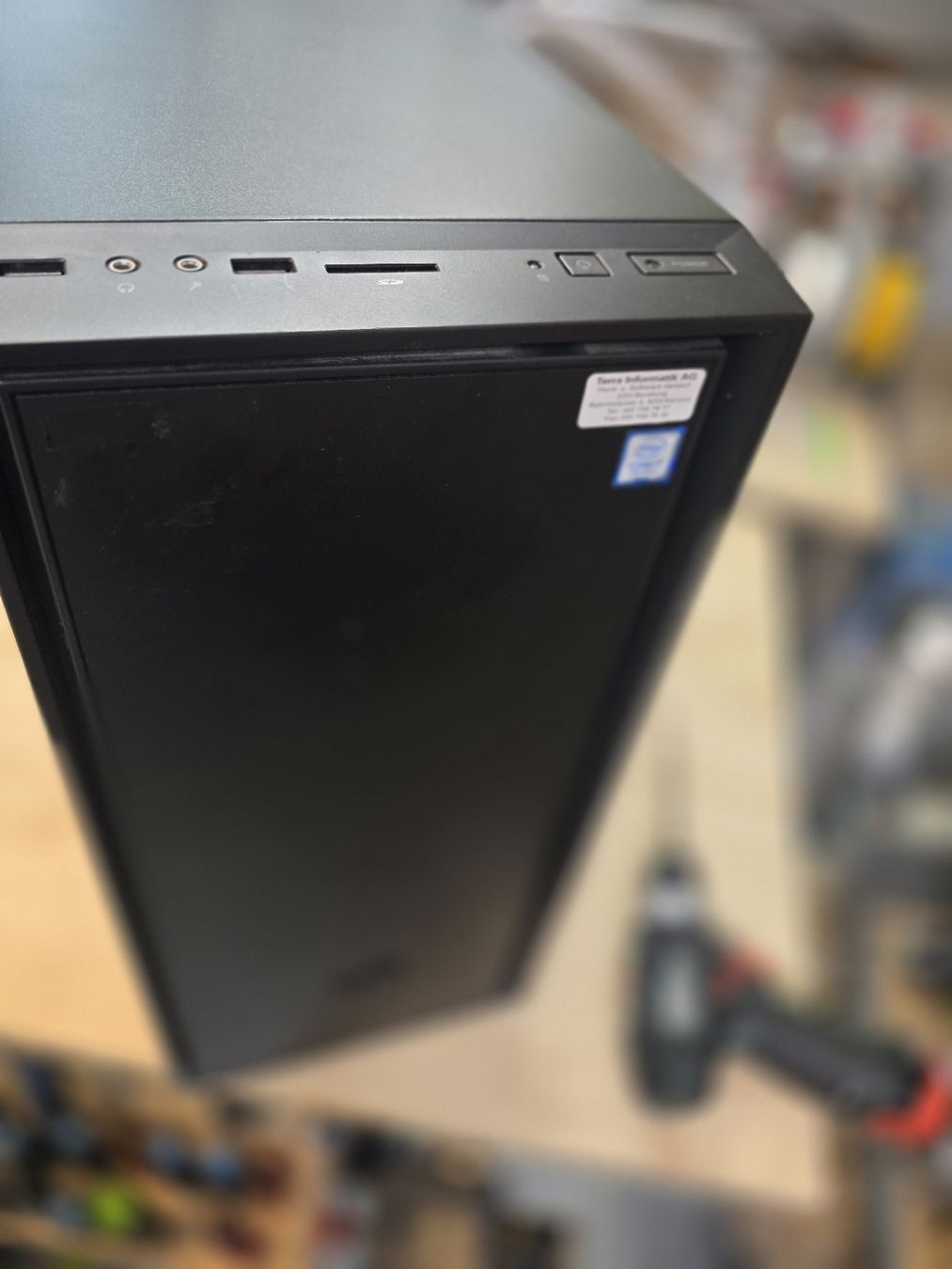 Gehäuse: Cooler Master PC Gehäuse schwarz Miditower gebraucht – Gebraucht aus Täuffelen von Caspersky 3
