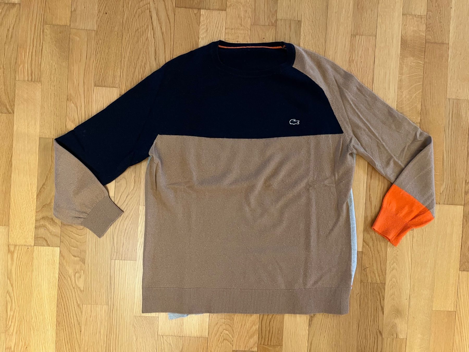 Lacoste Maglioni & Felpe: Lacoste Pullover Sweater Shirt Grösse M Braun Dunkelblau – Usato da Winterthur venduto da har_vb7b