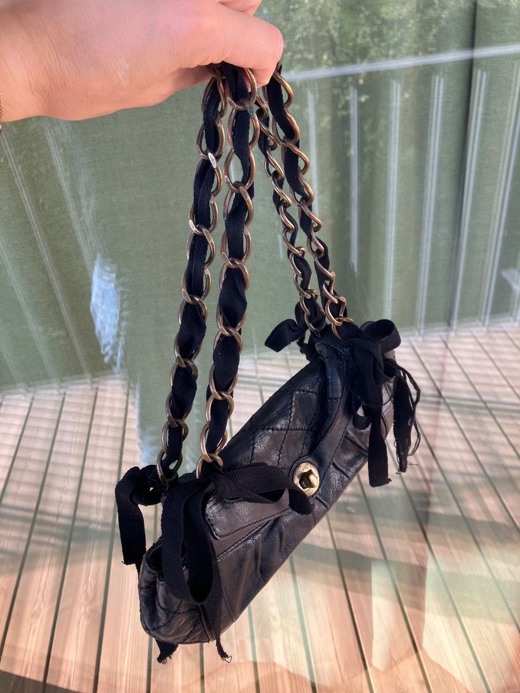 Moschino Borse da donna: Original Moschino Lederhandtasche – Usato da Bern venduto da larabit 2