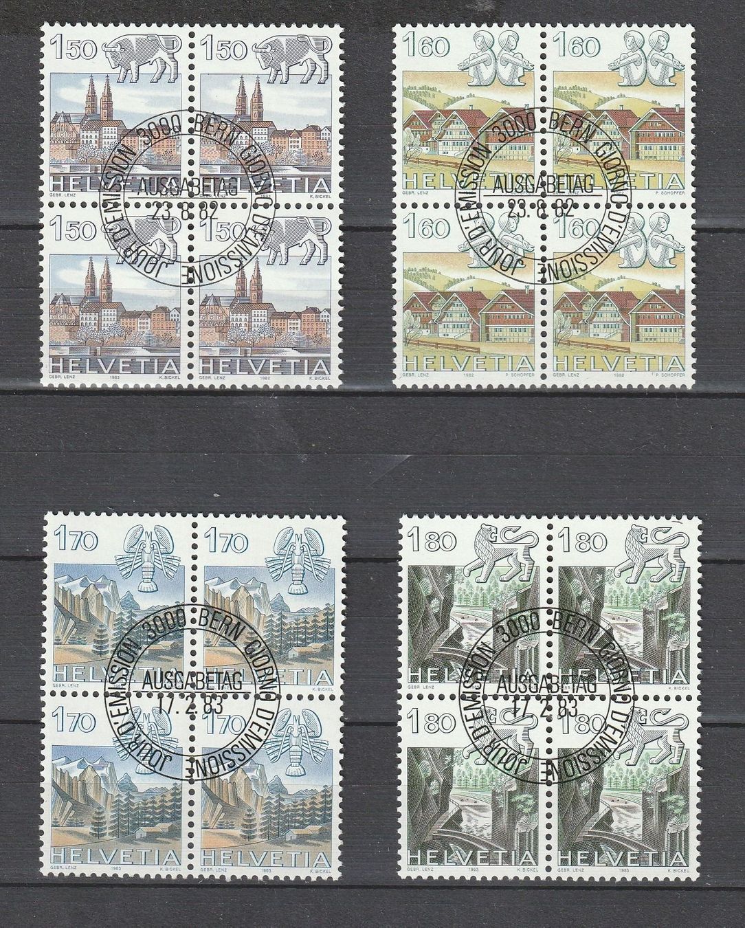 Tutti i francobolli: Tierkreiszeichen 1982/86 – Nuovo (secondo la descrizione) da Buttisholz venduto da wbr_wdw8 3
