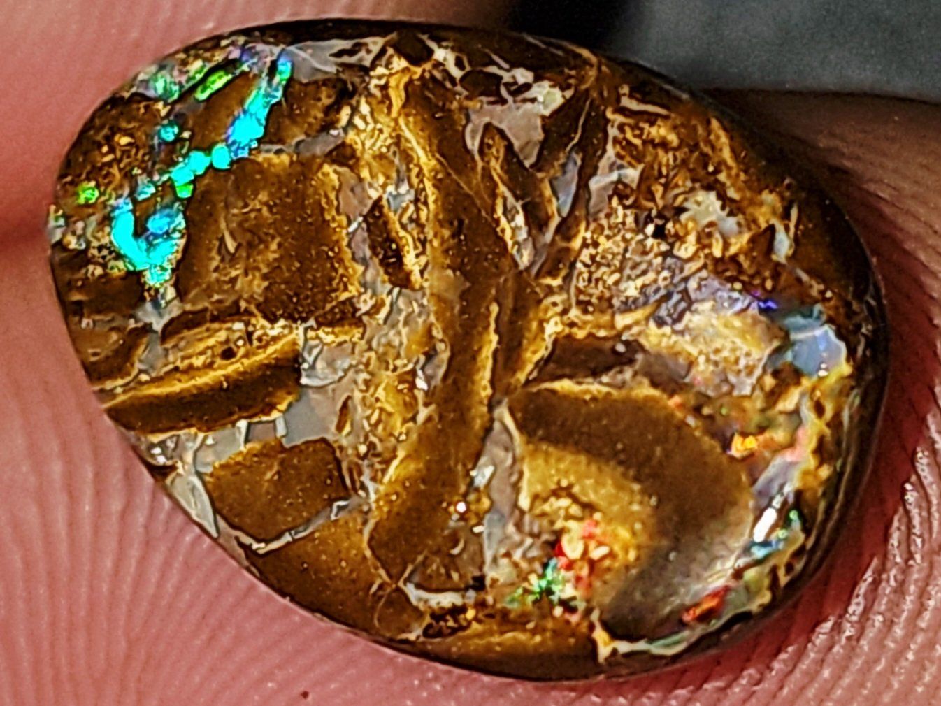 Pietre preziose: Natürlicher Australischer Boulder Opal – Nuovo e nell'imballaggio originale da Uerkheim venduto da Winwinner 1