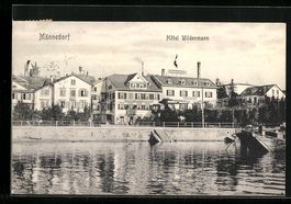 Männedorf, Ortspartie mit Hotel Wildenm