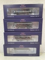 Liliput L260120 4er Set BLS Autotransportwagen Nr. 1, NEU