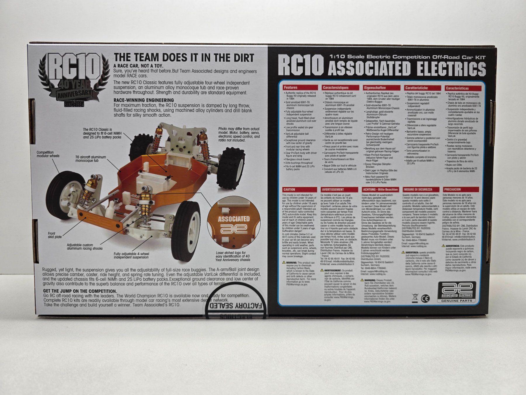 Modellismo RC: Team Associated RC10 40 Anniversay 6007 – Nuovo e nell'imballaggio originale da Oetwil am See venduto da diablo67 3