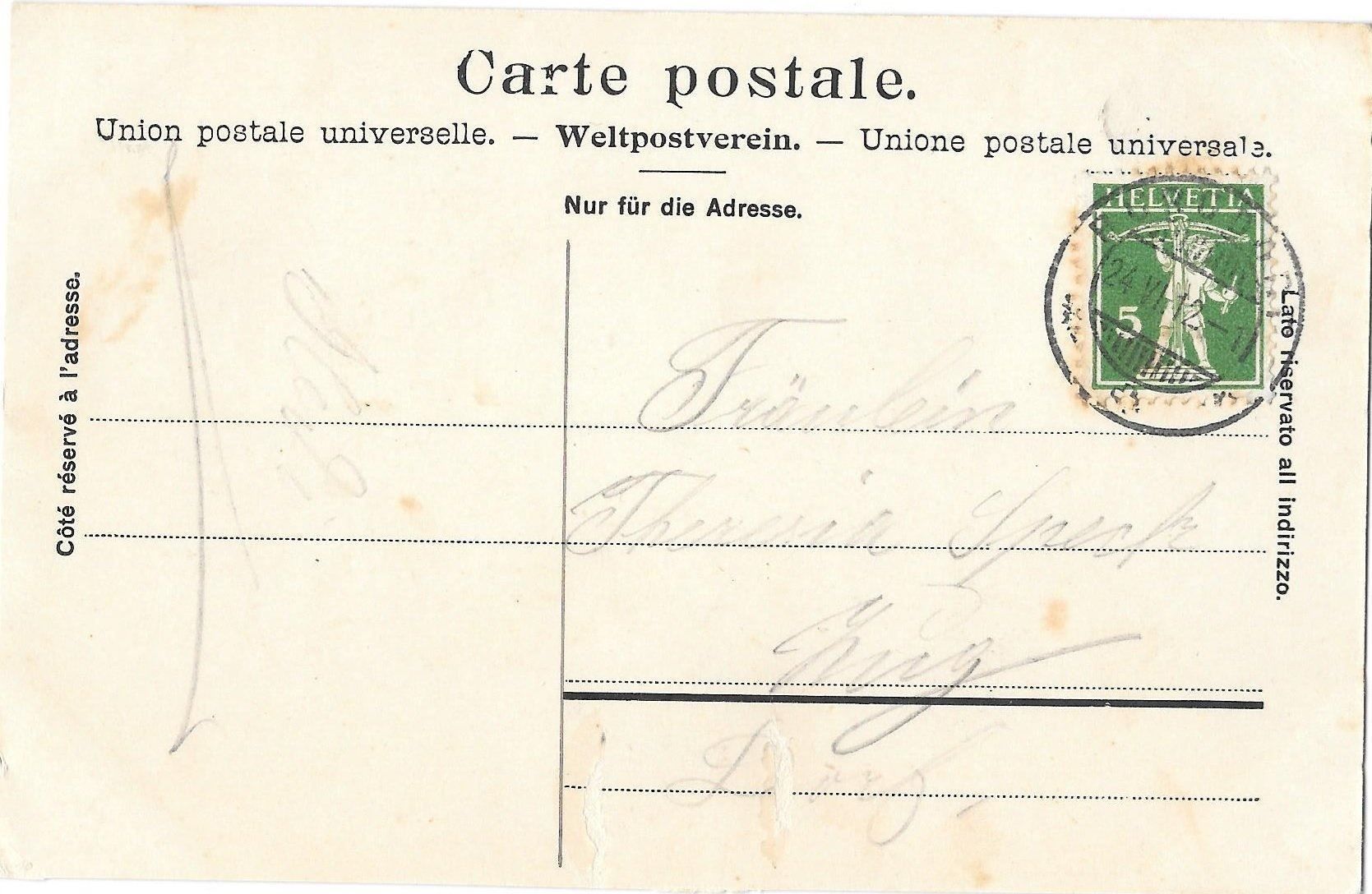 Cartoline postali: Burgdorf Teilansicht – Usato da Olten venduto da clotaldi 1