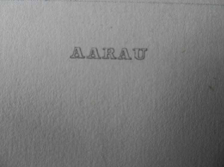 Incisioni: Aarau – Usato da Risch venduto da Rischli15 2