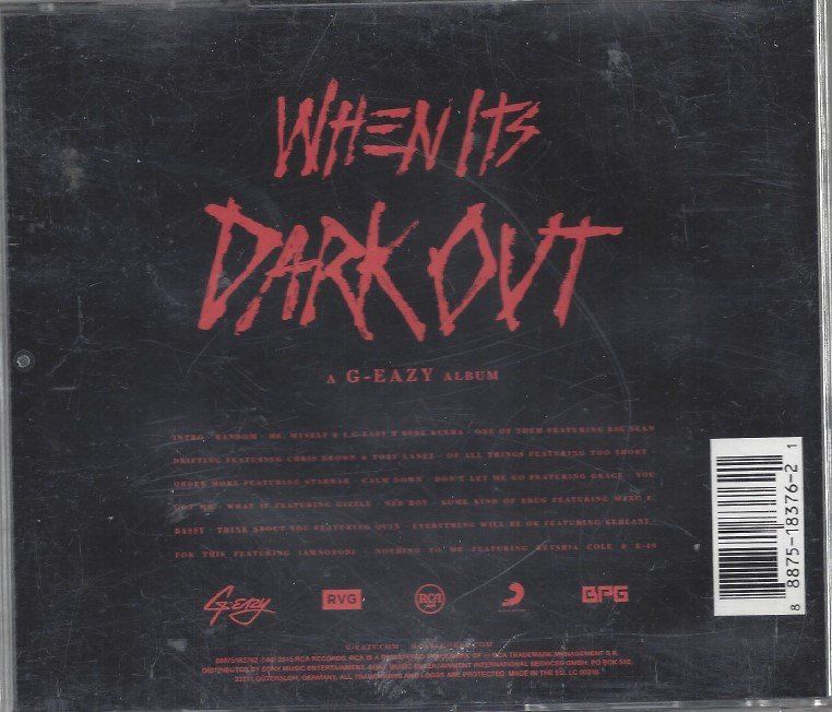 CD: CD G-Eazy When It's Dark Out Occasion Top! – Usato da Courtepin venduto da Fin_dj7p