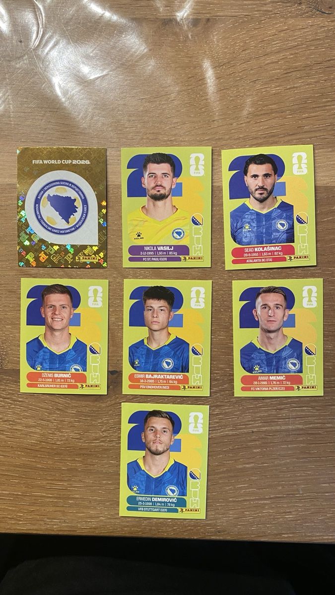 Panini Carte collezionabili: Panini Sticker - BIH - 7 Stickers – Nuovo (secondo la descrizione) da Adliswil venduto da didoli