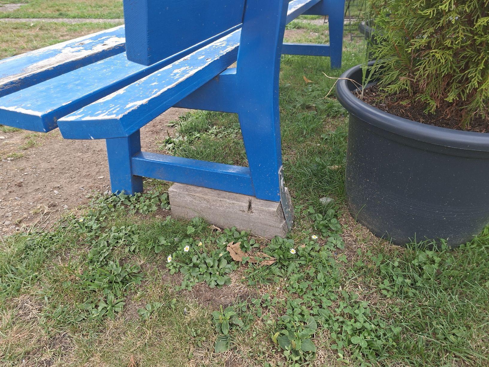 Bancs: Garden bench blue wooden – D'occasion à Gsteigwiler par Marqui 1