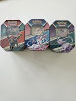 Lot de Tin Pokemon Noctali, Mentali, Nymphali. FR