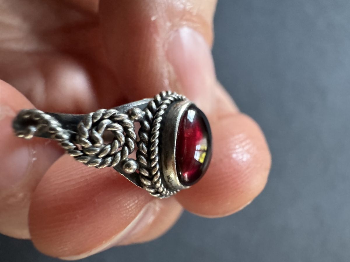 Bagues: Silber- Edelstein Ring – D'occasion à Bauma par Michelle.05 4