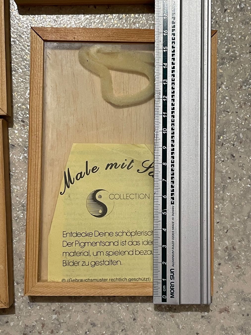 Bastelsets: 6 Sandbilderrahmen von Collection (Estrichfund) – Gebraucht aus Pfäffikon ZH von rue78 2