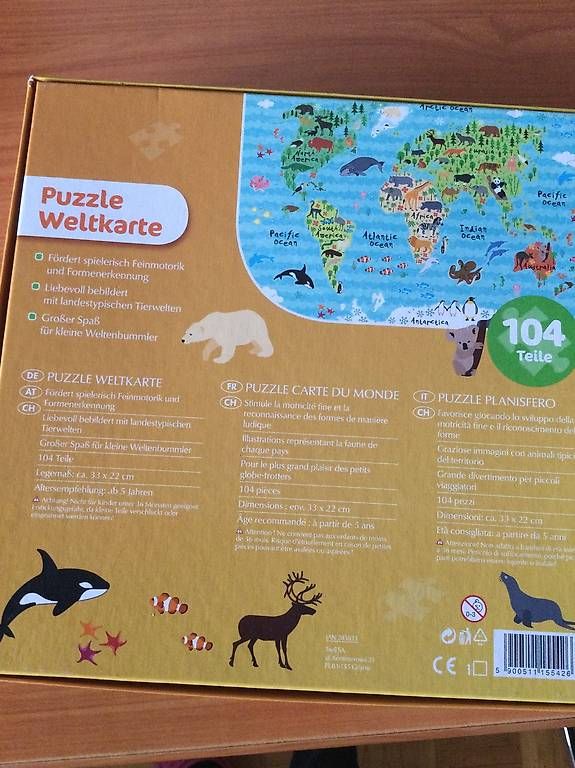 Puzzles: Deux beaux Puzzle éducatif comme neuf  – Gebraucht aus Petit-Lancy von geo_q6f7 1