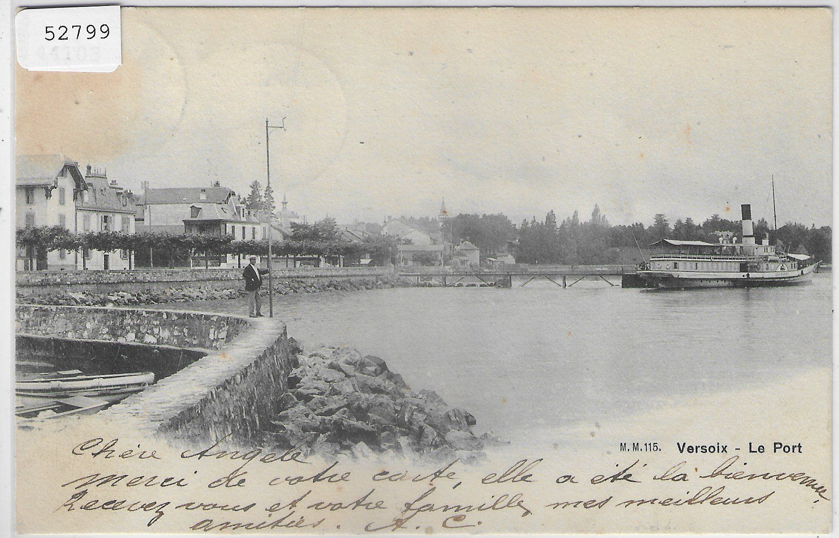 Cartoline postali: Versoix - Le Port – Usato da Ettingen venduto da Kartenplanet